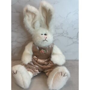Vtg TY 1993 Sara 12" Bunny Rabbit Attic Treasures Plush Stuffed Animal